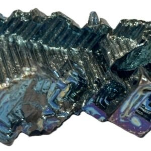 Blue bizmuth 3 3 sians emporium Blue bismuth hopper crystal specimen